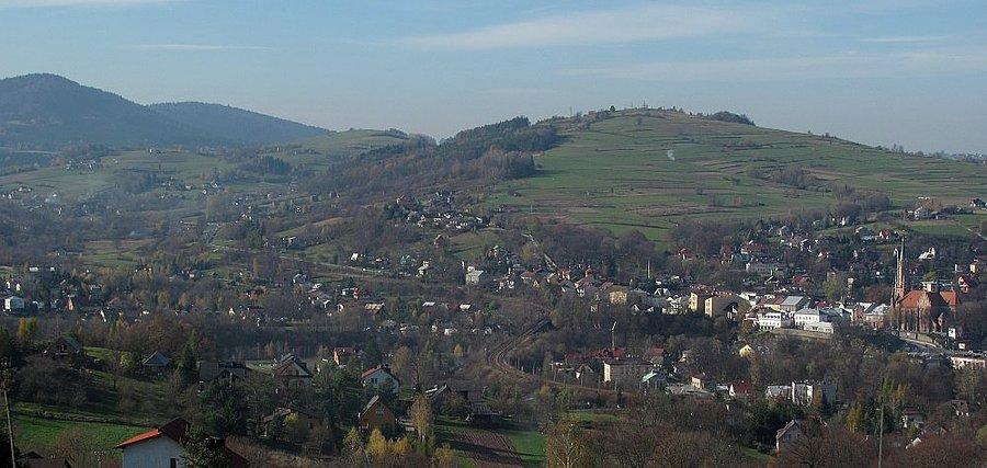 Grybów z góry, z Sośni