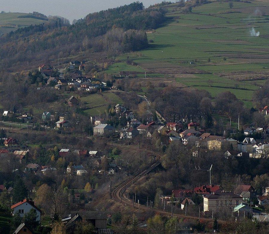 Trasa kolejowa do Grybowa, jedna z naładniejszych w Małopolsce