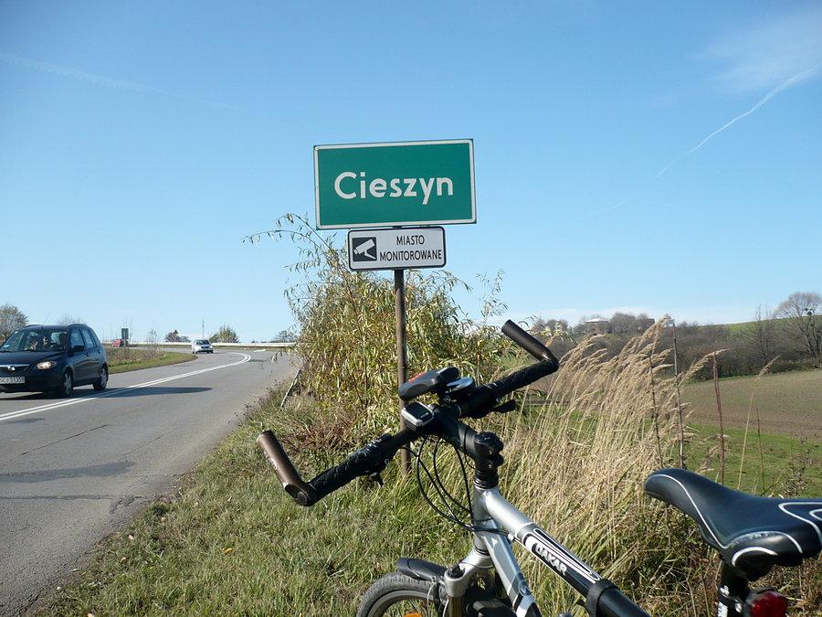 Wjazd do cieszyna stara droga z bielska