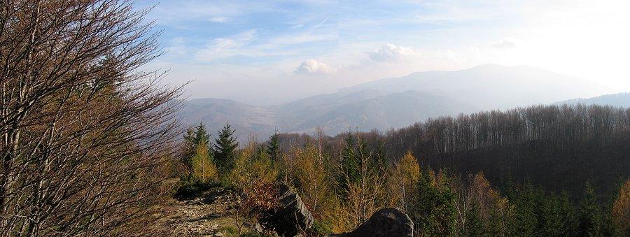 Widok z Holicy (1004 mnp)