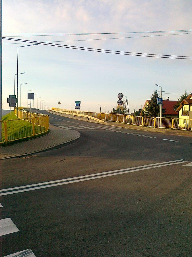 Tędy wczoraj przejeżdżałam nad autostradą