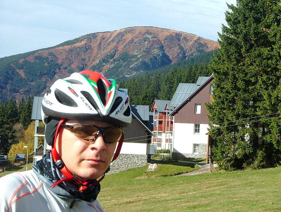 Przed zjazdem do Spindlerovgo Mlyna