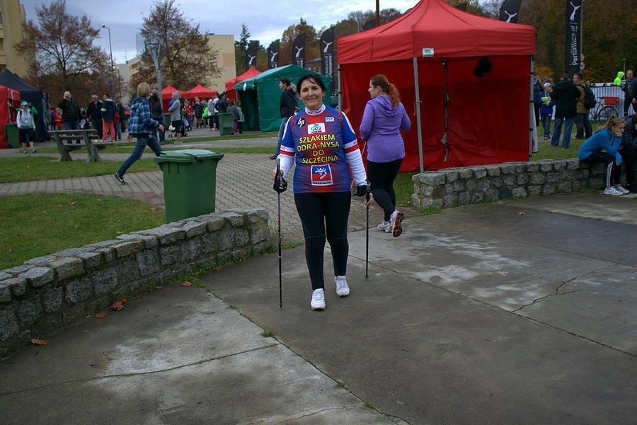 Gosia po marszu z podporami :D
