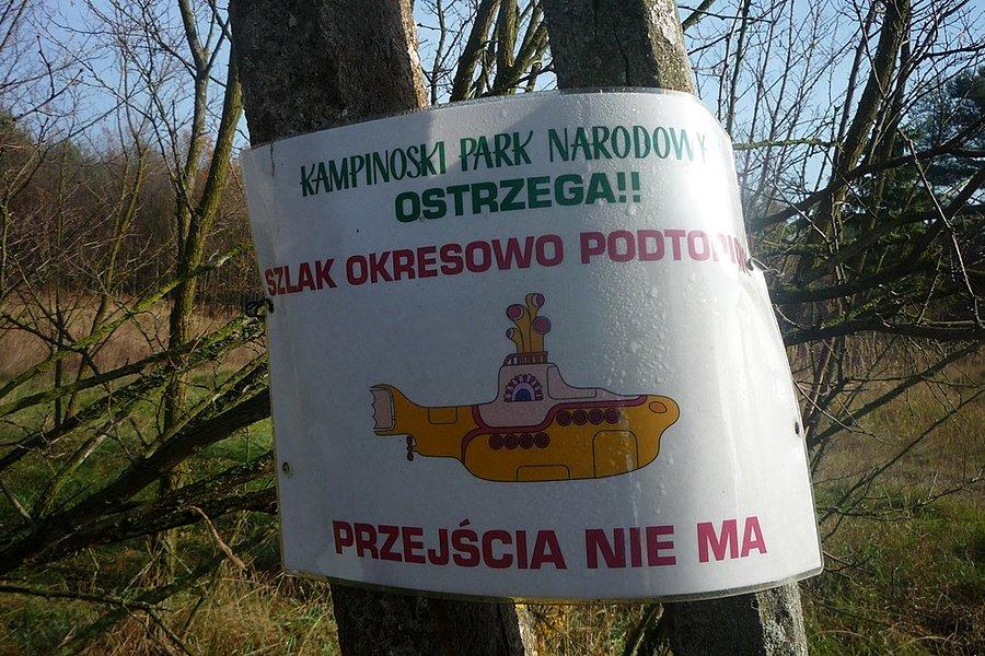 Zalana część szlaku