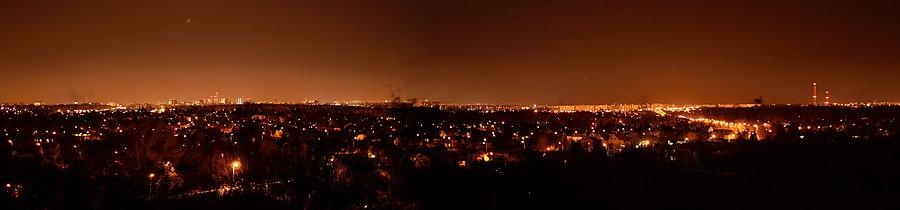 Panorama Łodzi z górki śmieciowej na Rogach (by Bendus)