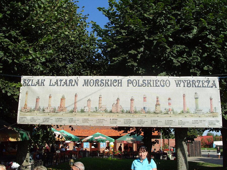 Pamiątkowe zdjęcie szlaku latarni morskich i pewnej Pani ;))
