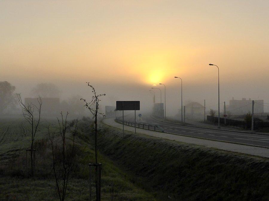 Mgła zniknęla