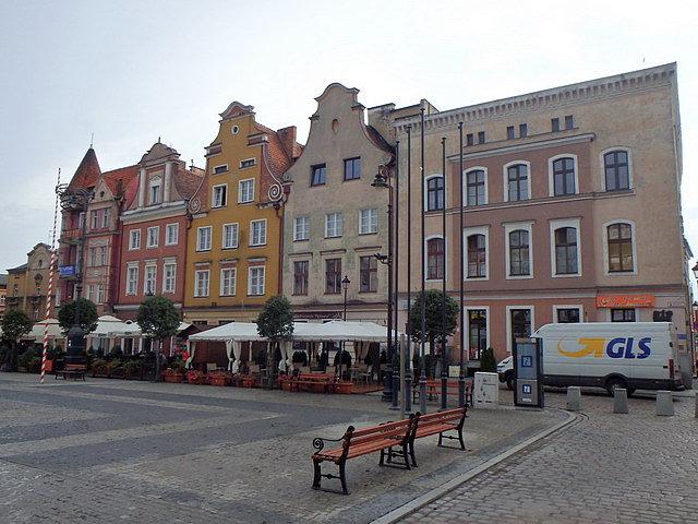 Zabytkowe kamienice na Rynku Głównym Starego Miasta