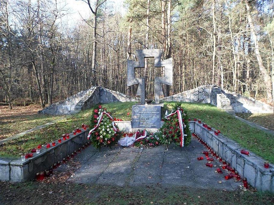 Krzyż "Jerzyków" w miejscu bitwy pod Pociechą