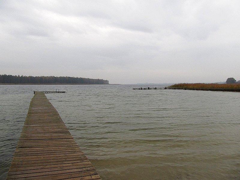 Jezioro Powidzkie - plaża w Przybrodzinie