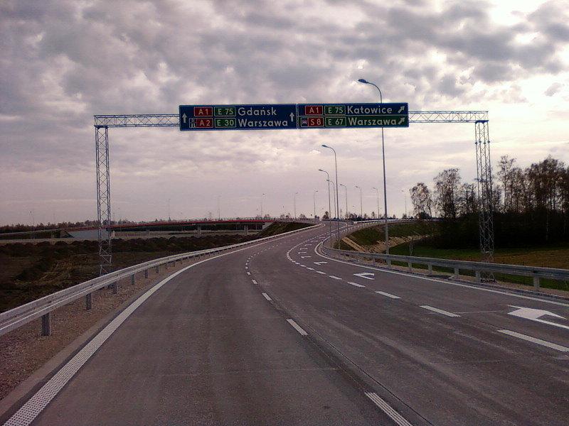 Skrzyżowanie z A1