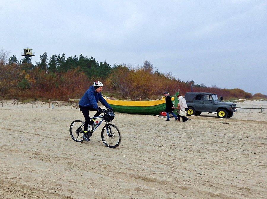 Plaża w Jantarze - jesień