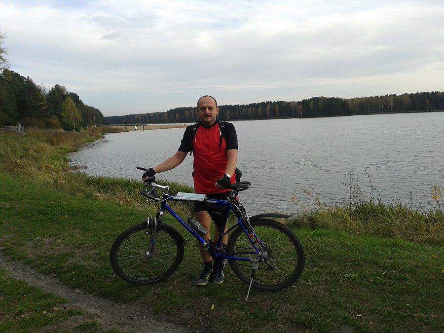 Zalew Zielona na Małej Panwi w okolicy Kalet