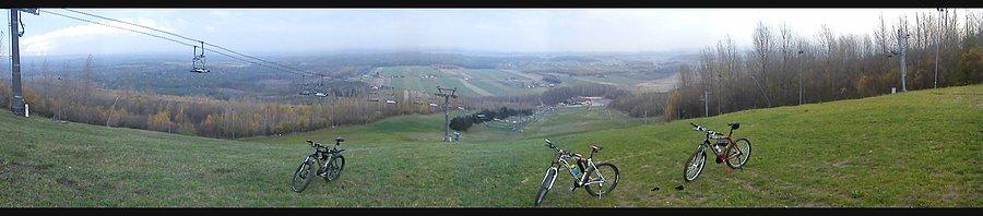 Próba złapania panoramy ze stoku