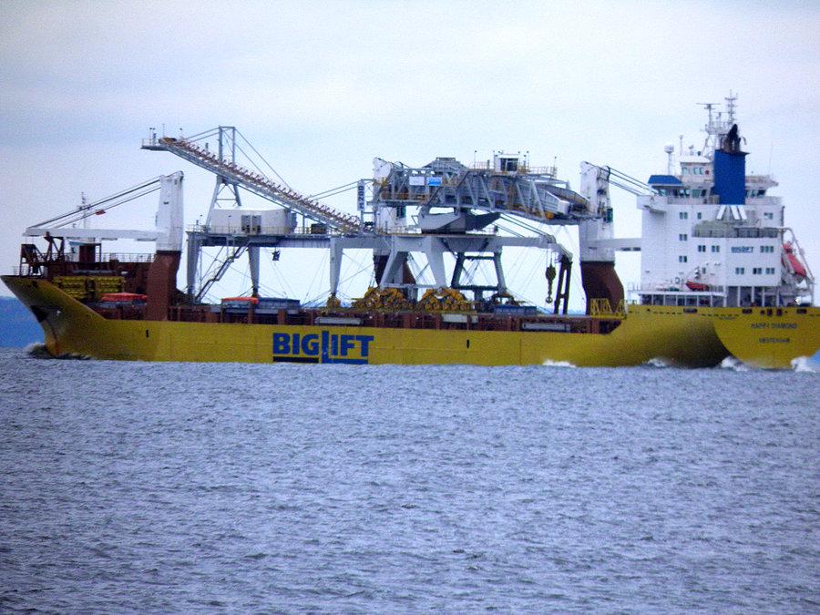 BigLift z żeglugi podnośnikowej na Zalewie Szczecińskim