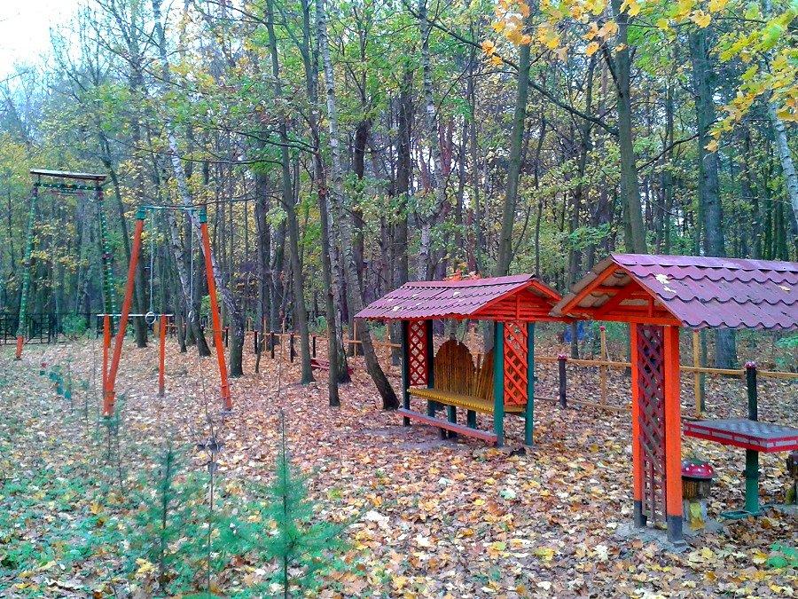Park rozrywki przed Grzędzicami