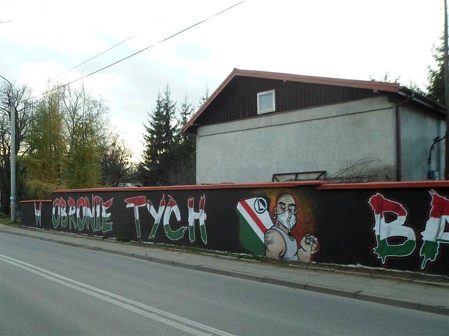 Mural w Konstancinie W obronie tych barw