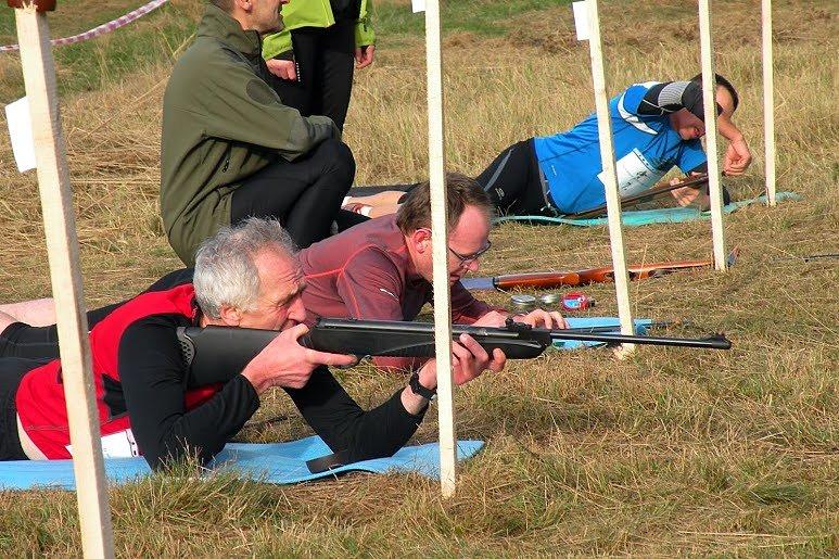 II Biathlon Biegowy w Biskupicach - pozycja leżąc
