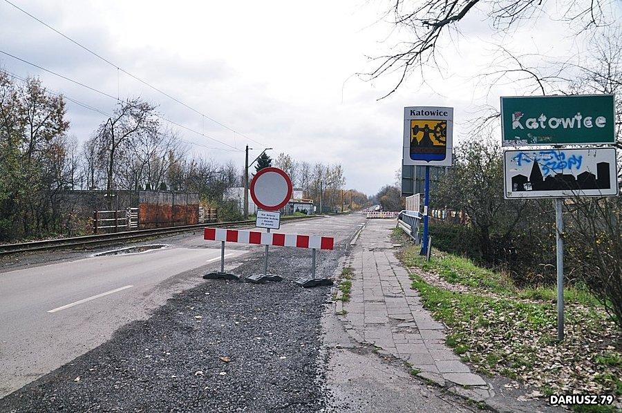 Sosnowiec a Katowice ulica Sonowiecka do remontu