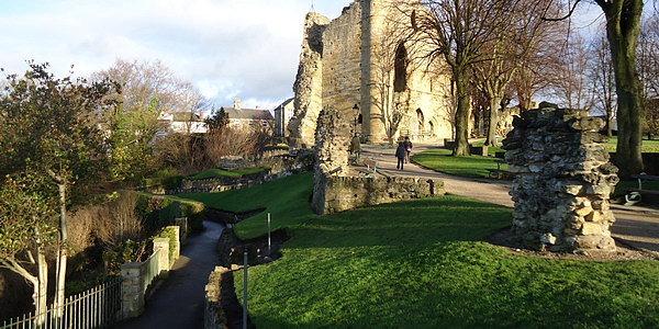 Ruiny zamku w Knaresborough