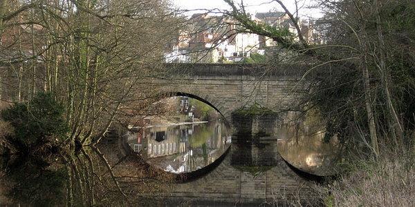 Rzeka Nidd w Knaresborough