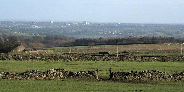 Harrogate - widok z Brimham Rocks Road