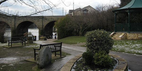 Promenada nad rzeką Wharfe w Wetherby