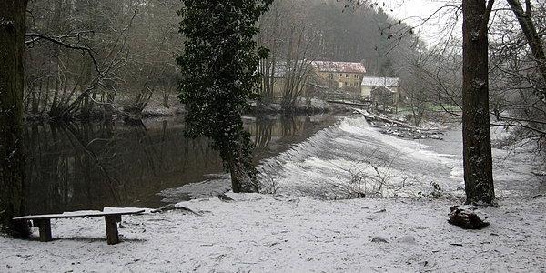 Próg wodny na rzece Nidd