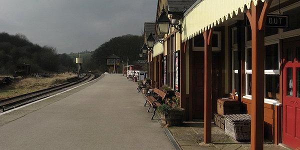 Skręciłem też na stację kolejową Bolton Abbey, miejsca znanego również z pierwszej wycieczki