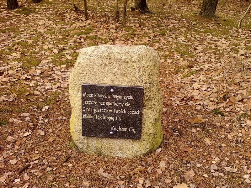 Kamień z dedykacją