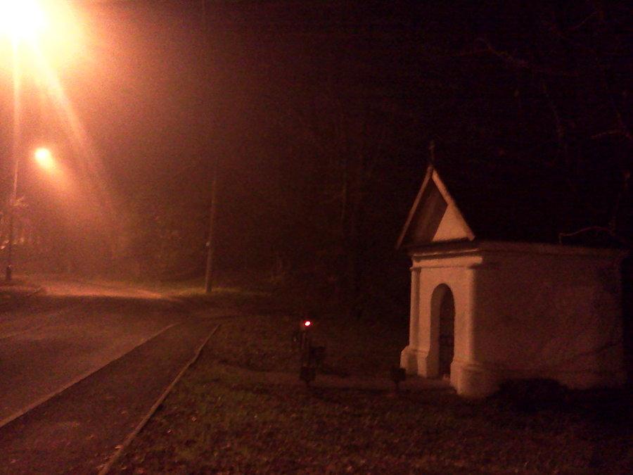 Czeski Cieszyn mglisto