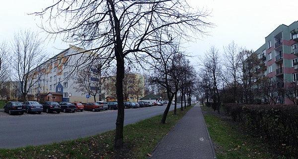 Ulica Orzechowa. Osiedle Młodych w Białej Podlaskiej