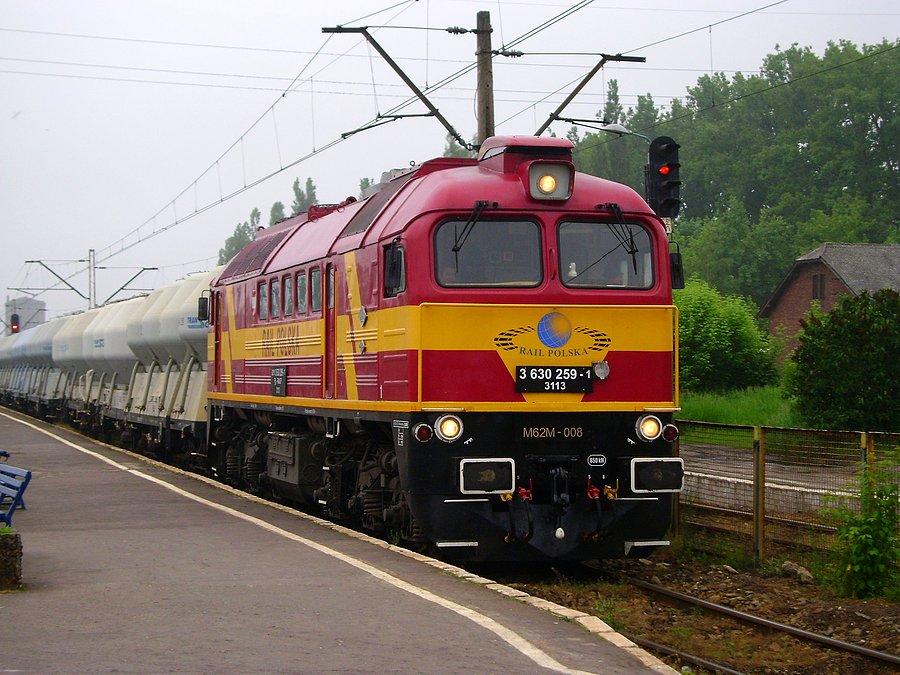 M62M-008 w służbie dla sandomierskiego ZIK-u na stacji Tomaszów Mazowiecki