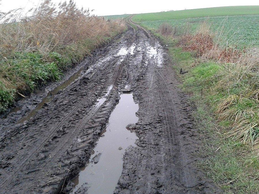 Droga ze Stróżewa do Okunicy