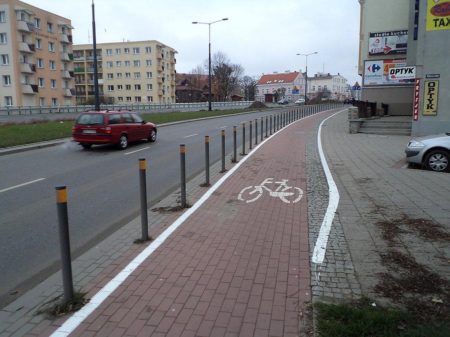 DDRka na 12 Lutego - początek oznakowania poziomego
