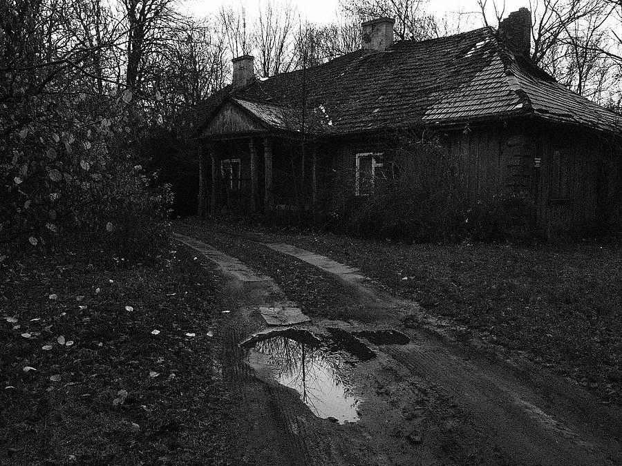 Opuszczony dwór w Turowicach.