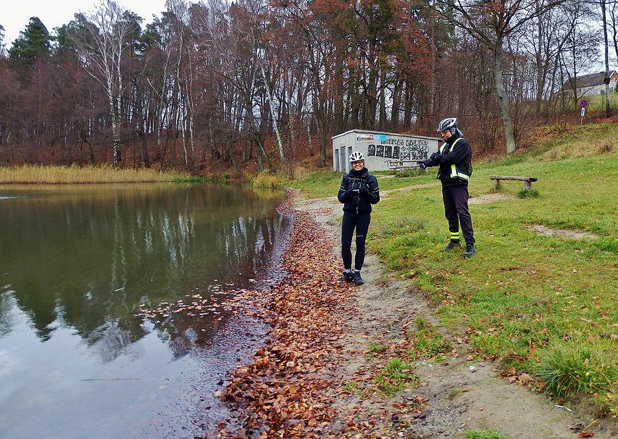 Na trasie wycieczki - Jezioro Zduńskie