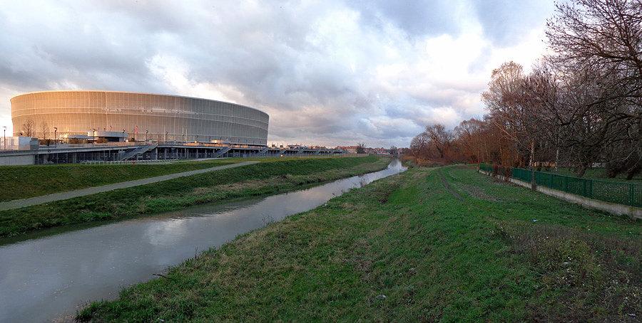 Panorama ze stadionem