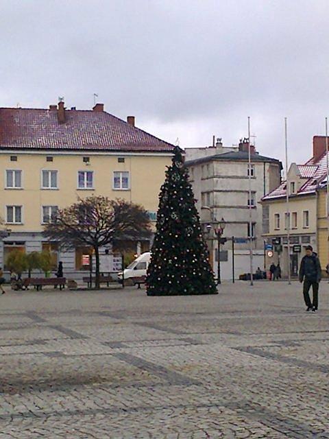 A na rynku choinka już stoi