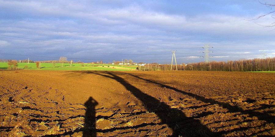 Dzień długich cieni, okolice miejscowości Dziemierz