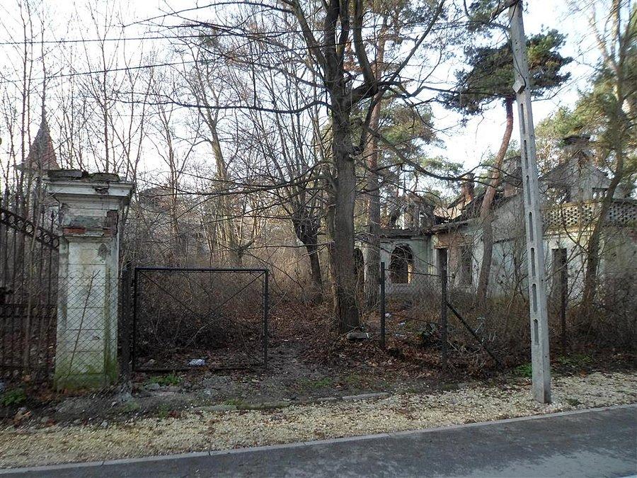 Ruiny przedwojennej willi na Kraszewskiego