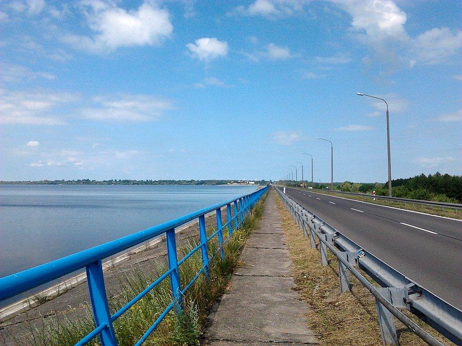 A tu juz pierwsze spotkanie z tamą na jeziorsku