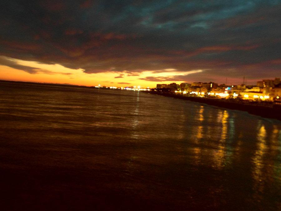 Zachód słońca nad Torremolinos