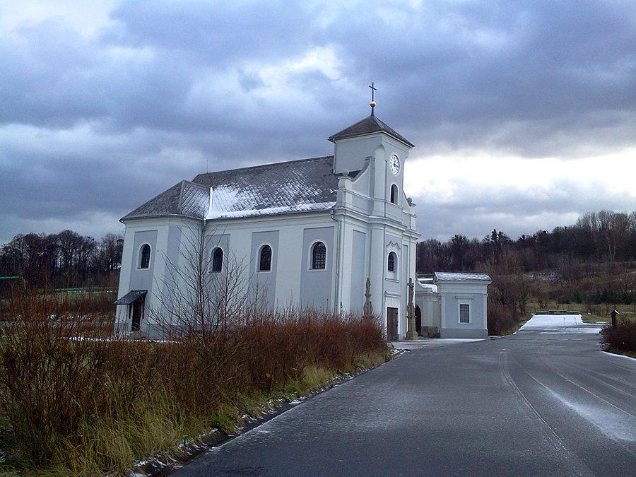 Karwina krzywy kościół