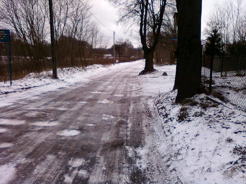Oblodzona ul. Liściasta