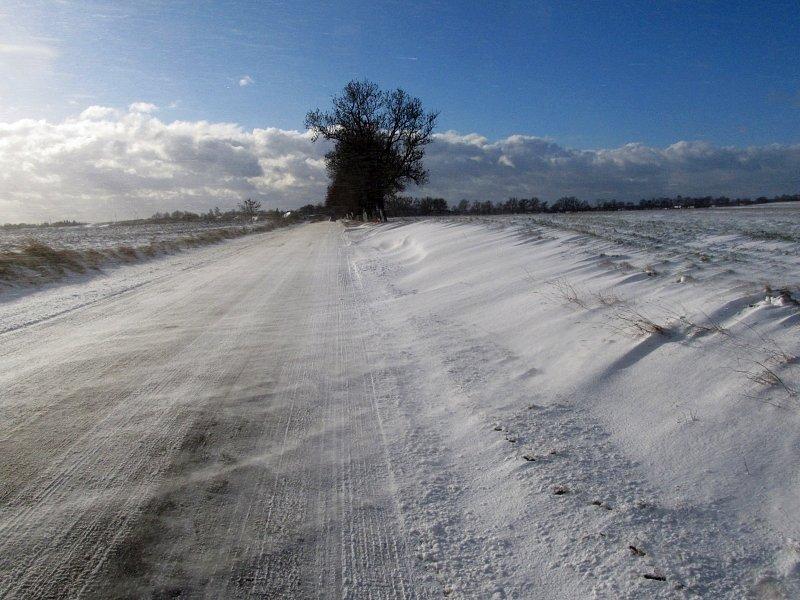 Zaśnieżona droda Tuczno - Karłowice
