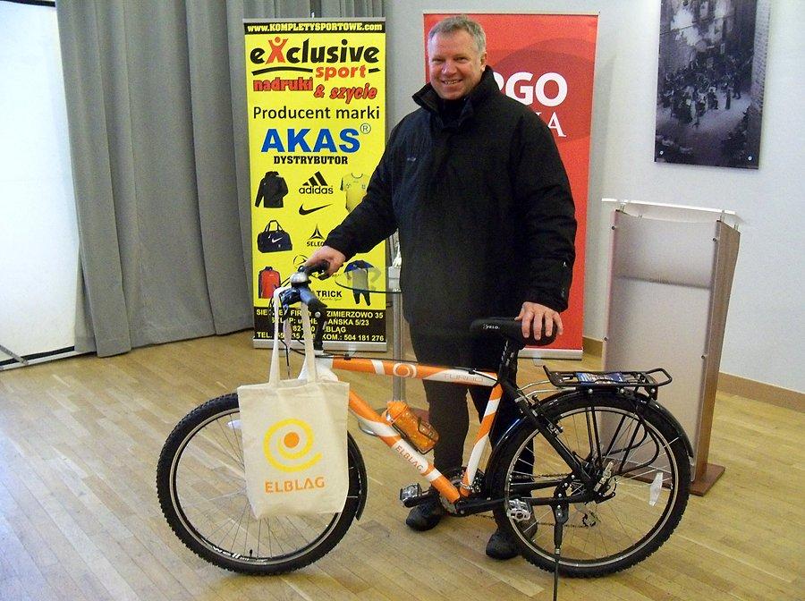Główny zwycięzca dzisiejszego dnia - Piotr Rękawik ,,Rękaw'' i jego Turbo Rower