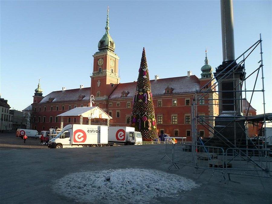 Jest już choinka na Placu Zamkowym