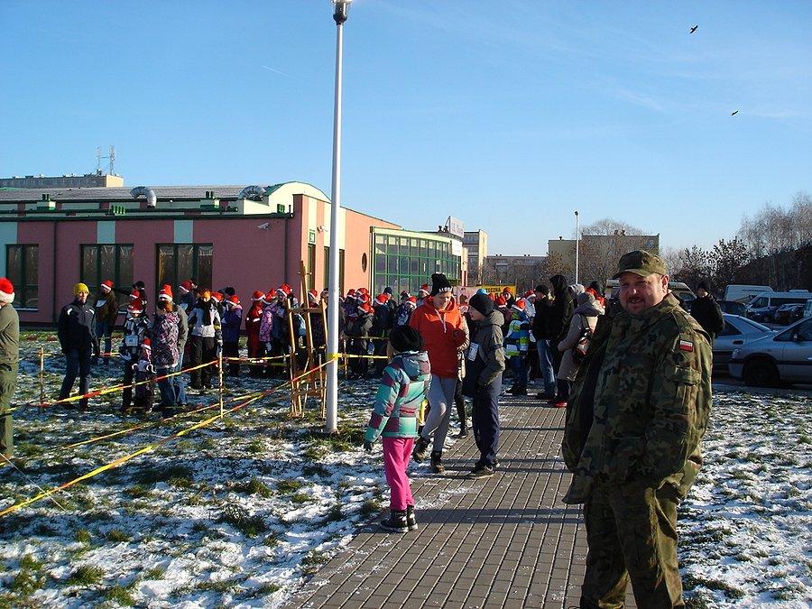 Miejsce startu Biegu Terenowego Mikołajek 2013