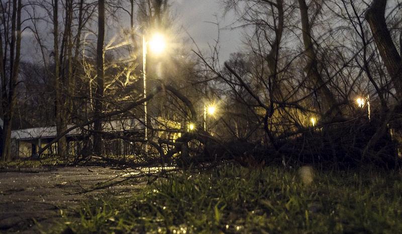 To piątkowy efekt wichury w parku Kościuszki